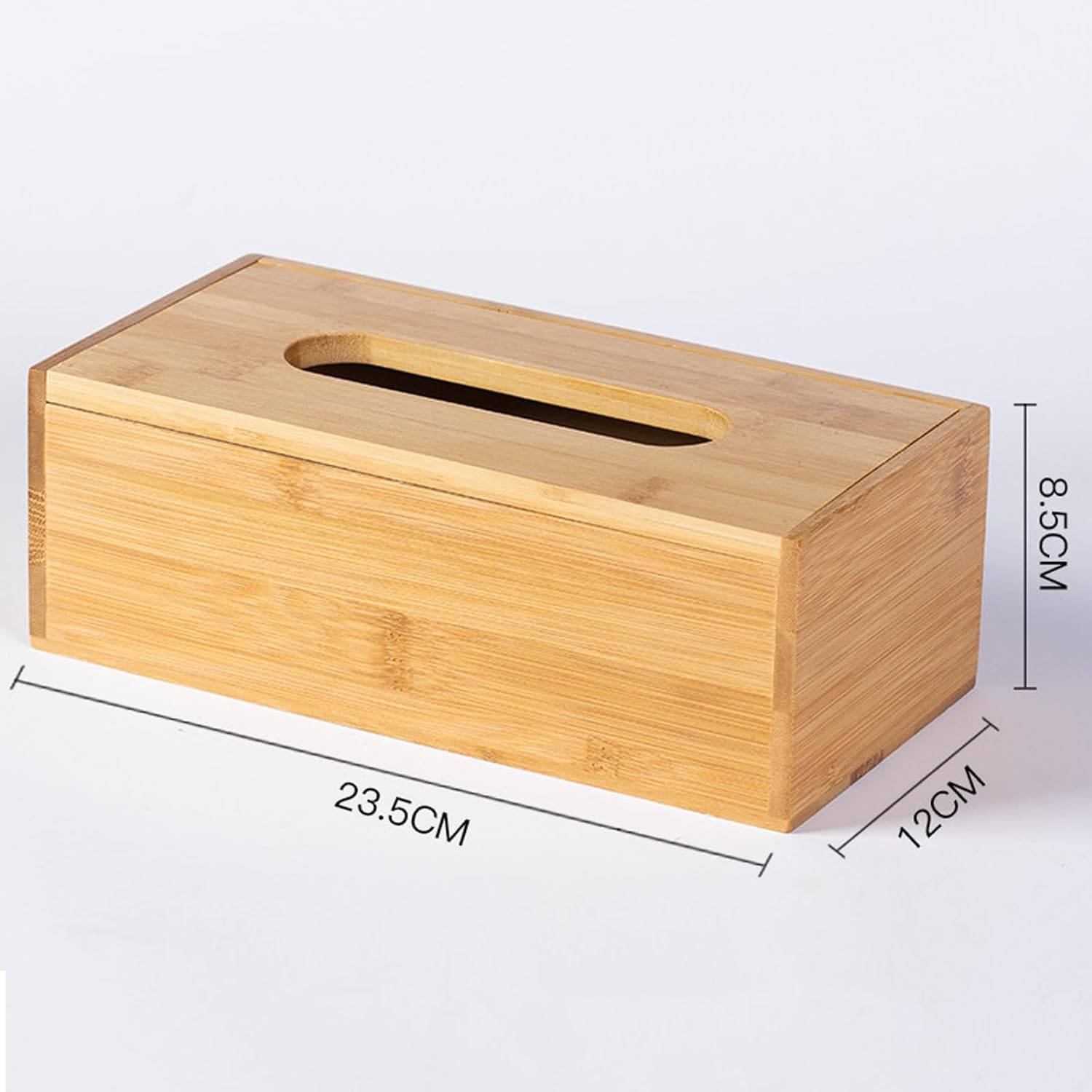 Bamboo Tissue Box Cover