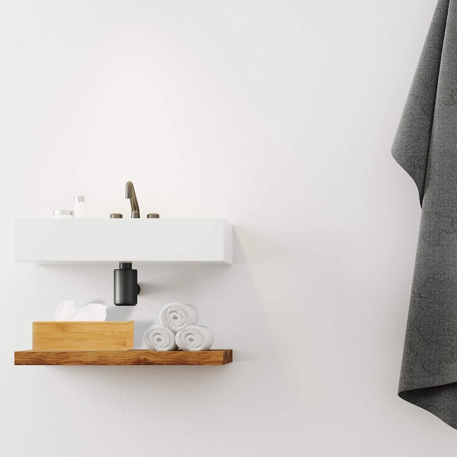 Bamboo Tissue Box Cover