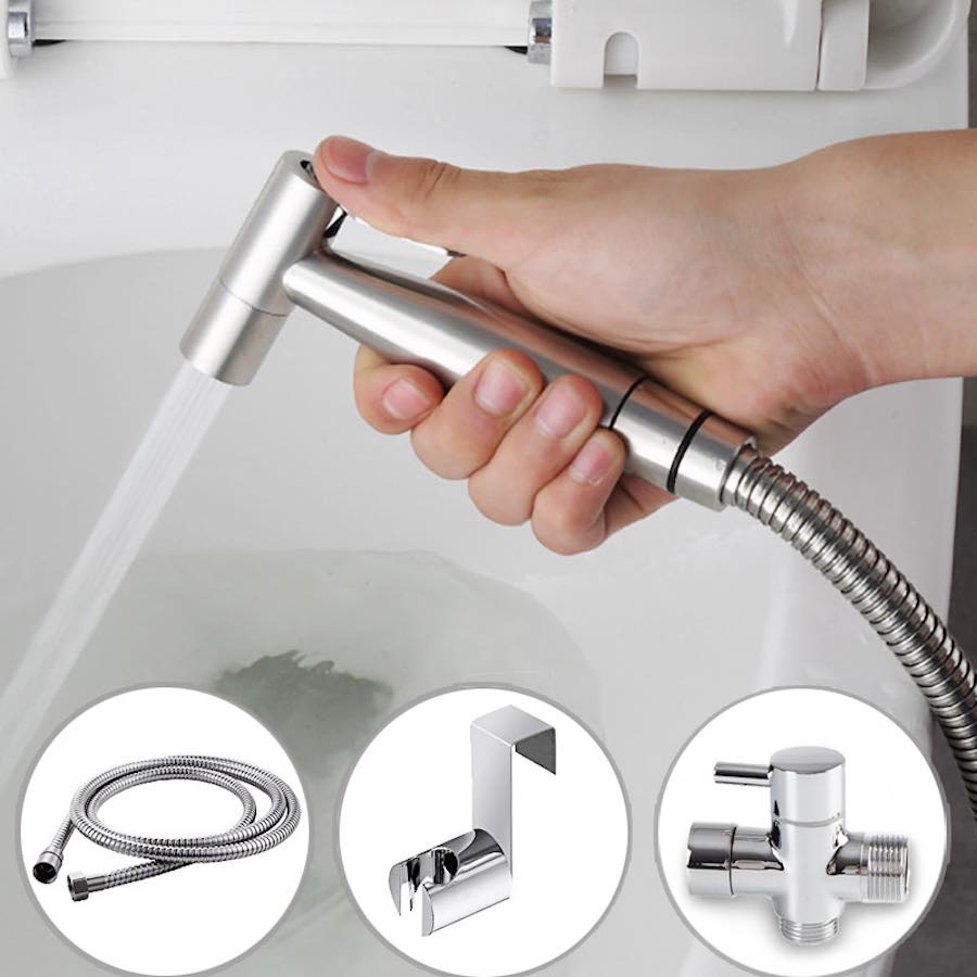 Stainless Steel Hand Held Bidet Sprayer Kit: image 10