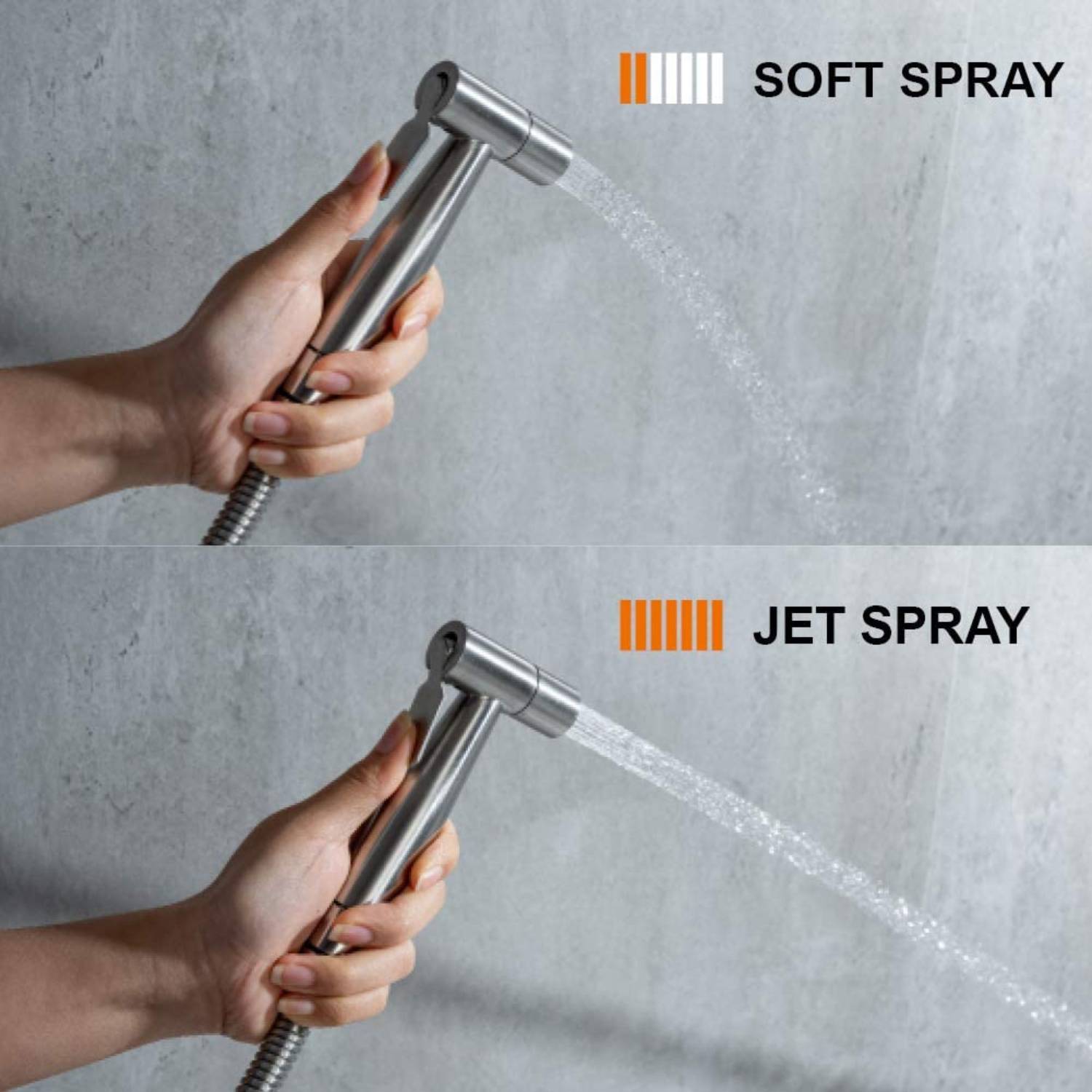 Stainless Steel Hand Held Bidet Sprayer Kit: image 14