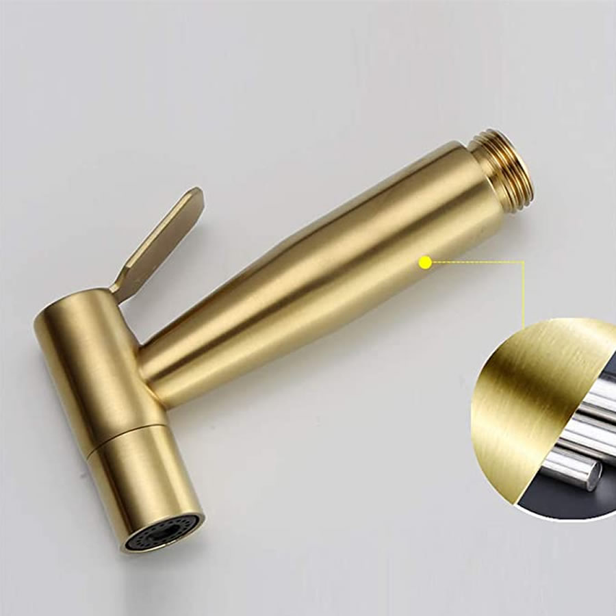 Gold Hand Held Bidet Sprayer Kit