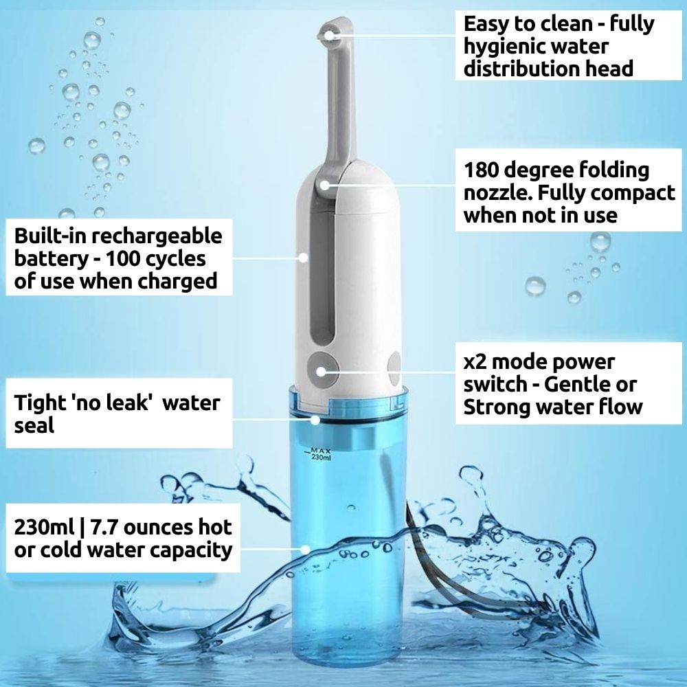 Rechargeable Portable Travel Bidet: image 12